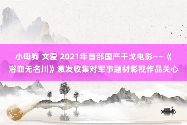 小母狗 文爱 2021年首部国产干戈电影——《浴血无名川》激发收集对军事题材影视作品关心